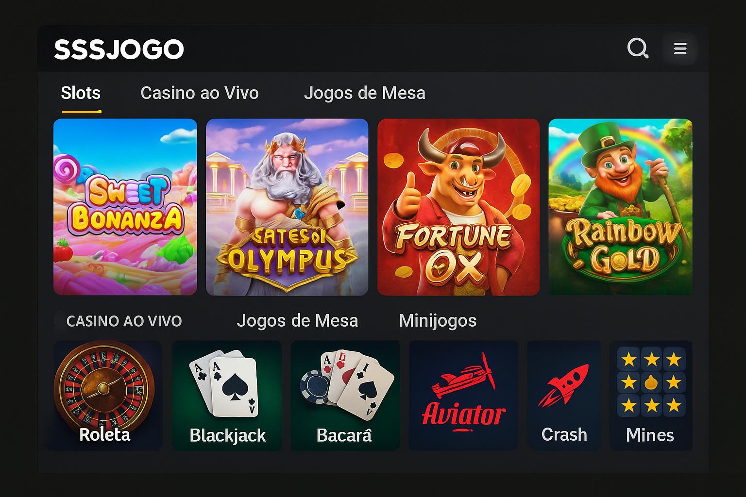 Jogos de cassino online SSSJOGO