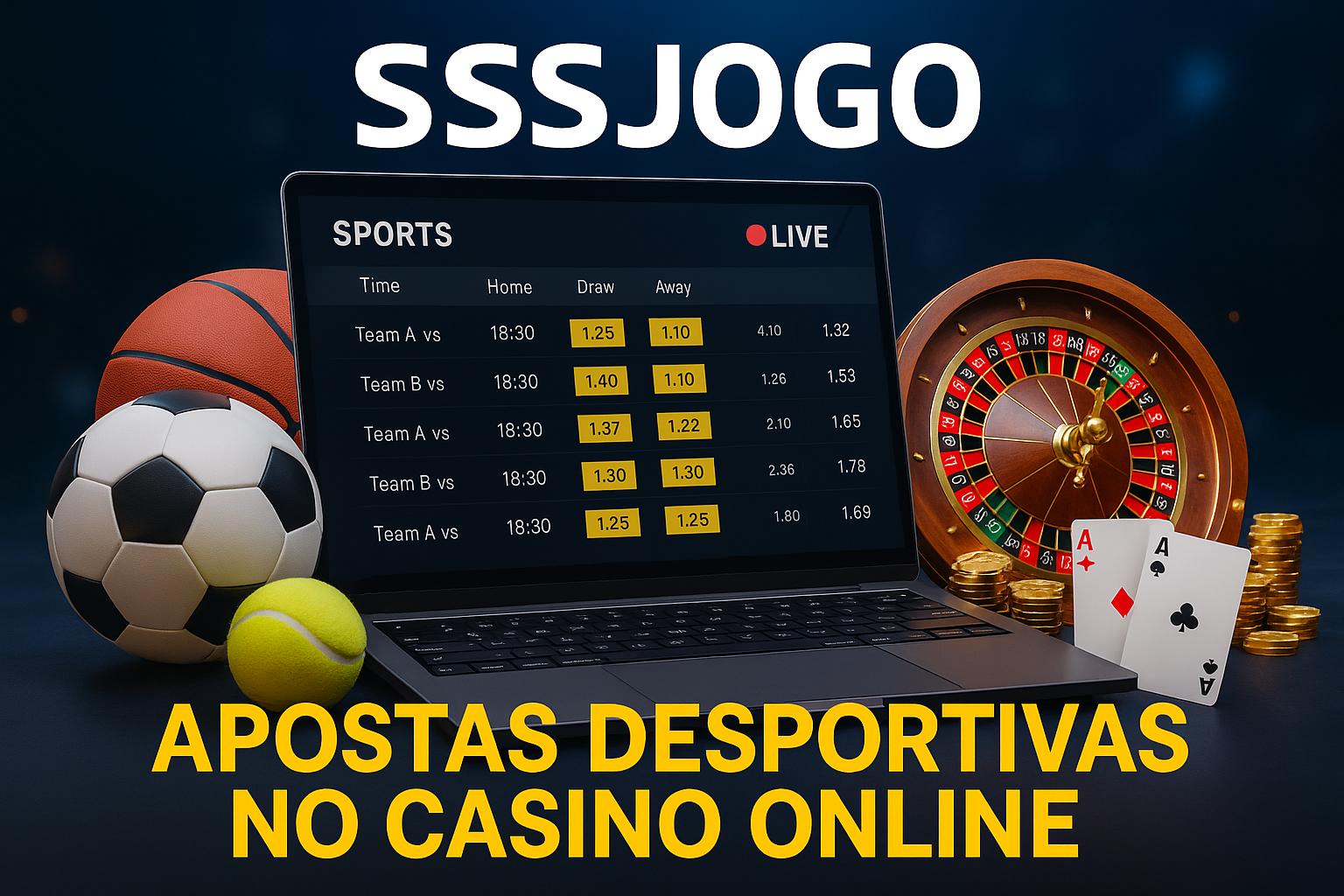 Apostas esportivas no cassino online SSSJOGO