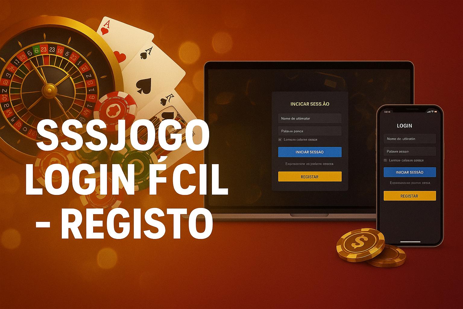 Não Perca tempo, o rRgistro na site SSSJOGO